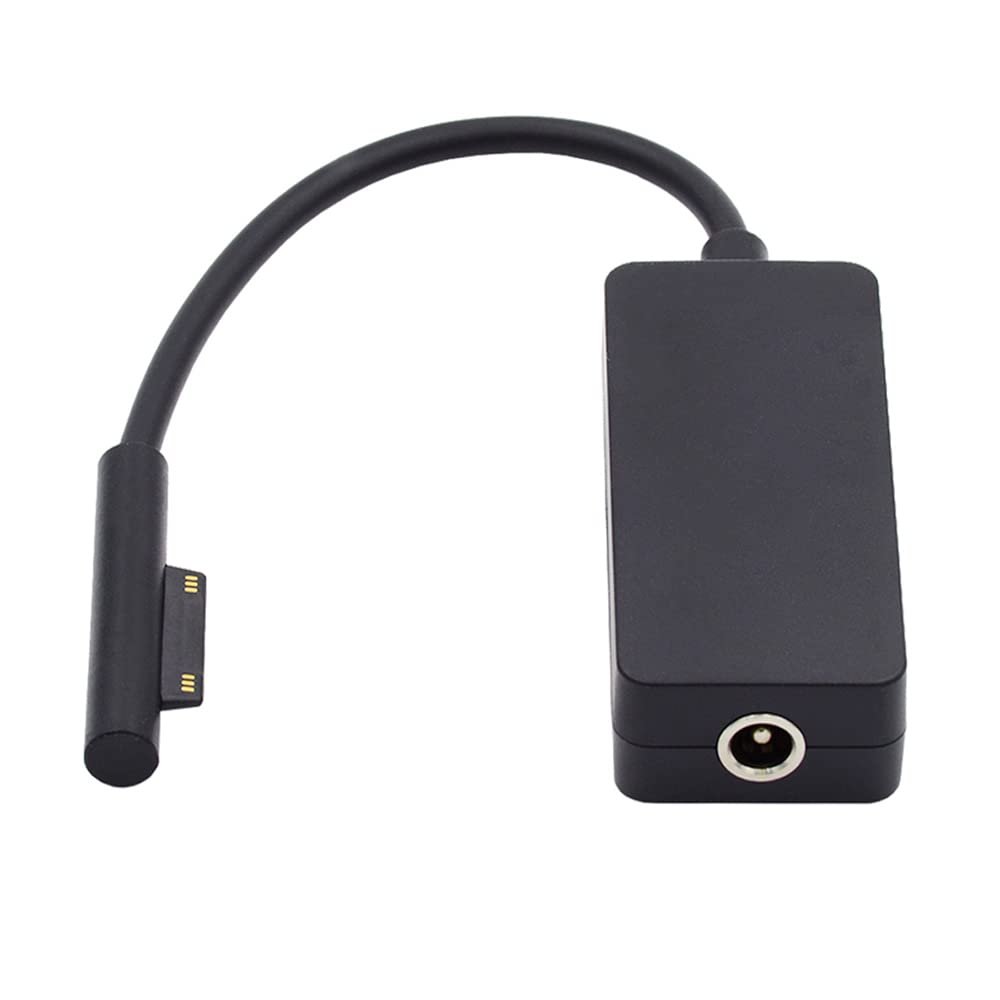 cablecc 65W 20V 15V-24V DC 5.5x2.5mm Jack to Surface Pro3 Pro4 Pro5 Pro6 Pro7 Pro8 Pro9 Book Pro Charge Cable