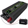 HAIZON Power Inverter,1000W Pure Sine Wave Inverter DC 12V/24V to AC 110V/220V Car Inverter with LCD Digital Display, for Travel/Camping (Color : 12V, Size : 220V) view 1