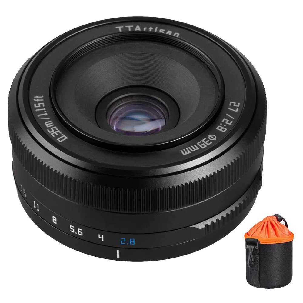 TTartisan 27mm F2.8 Auto Focus APS-C Frame Lens with X-Mount Cameras XS10 X-A5 X-A7 X-M1 X-M2 X-E4 X-T1 X-T10 X-T2 X-T20 X-T3 X-T4 X-T100 X-T200 X-T30 X-Pro1 X-Pro2 X-Pro3 X-E1