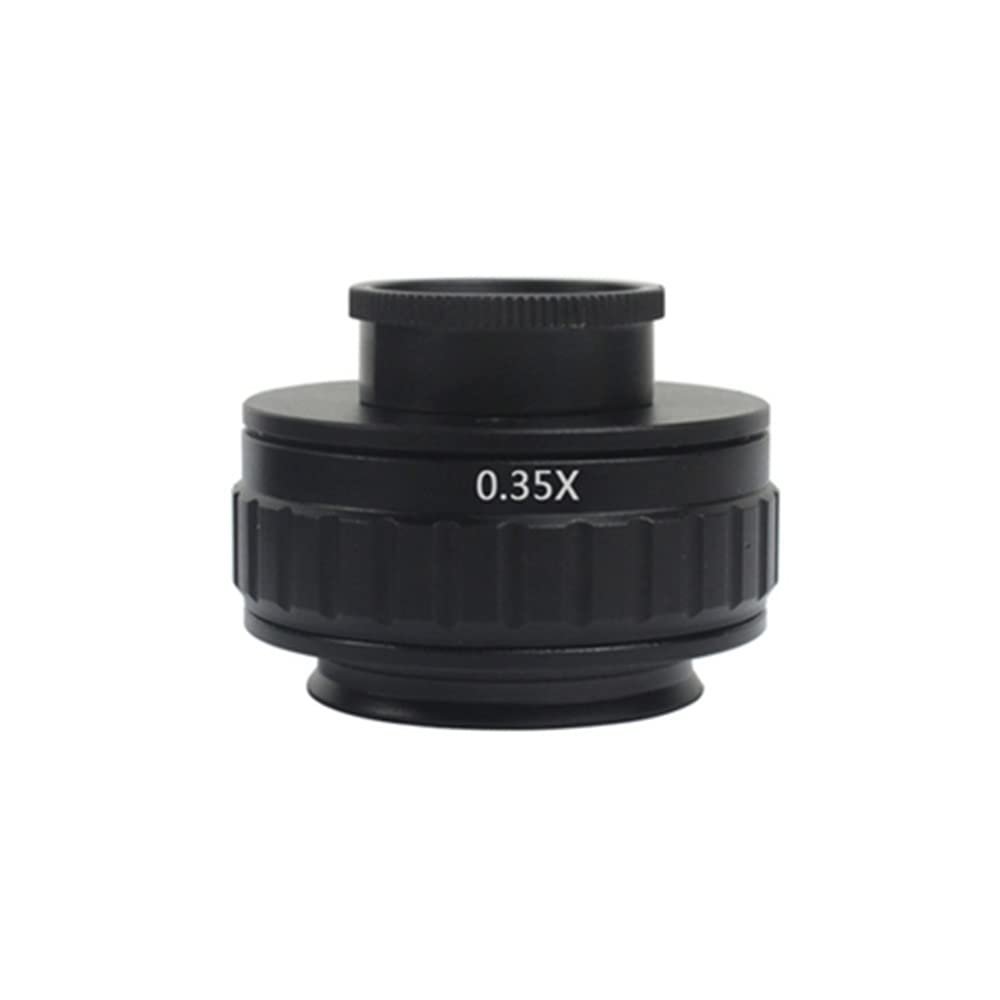 C Mount Adapters Lens 0.35X 0.5X 1X CTV for Trinocular Stereo Microscope 25mm Interface Microscopio Camera (Color : 0.35X)