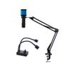 1080P HDMI USB Digital Camera Industrial Video Image Microscope 48MP 4K, Mini Spotlight 130x Zoom C Mount Lens Cantilever Stand (Color : 22MP Microscope) view 1
