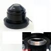 Biological Microscope Condenser N.A.1.25mm Collecting Mirror Lens Upper Diameter 37mm (Color : Brown) view 2