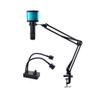 1080P HDMI USB Digital Camera Industrial Video Image Microscope 48MP 4K, Mini Spotlight 130x Zoom C Mount Lens Cantilever Stand (Color : 48MP 4K Microscope) view 1