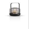 EVA SOLO Acorn Lantern, Elegant and Decorative Lantern Made of Mouth-Blown Glass and Powder-Coated Steel, Stone view 2