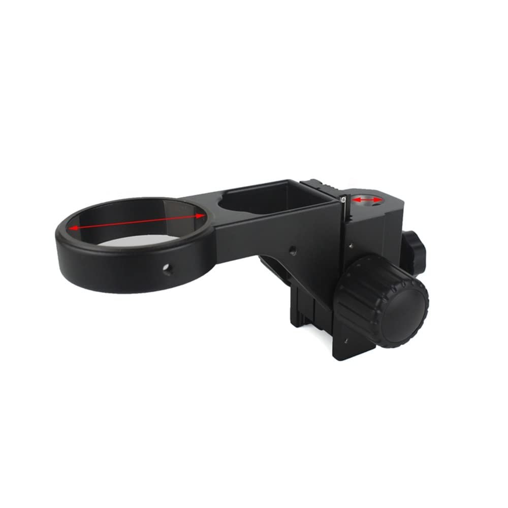 76mm Diameter Microscope Stand Holder Bracket Stereo Zoom Microscope Adjustable Industrial Trinocular Binocular Microscope Arm (Color : 76mm-25mm)