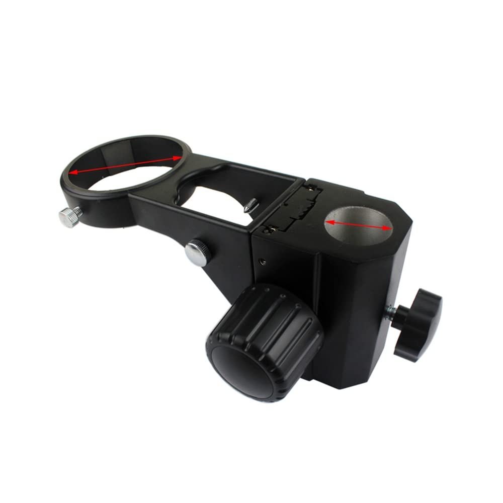 76mm Diameter Microscope Stand Holder Bracket Stereo Zoom Microscope Adjustable Industrial Trinocular Binocular Microscope Arm (Color : 76mm-32mm-01)