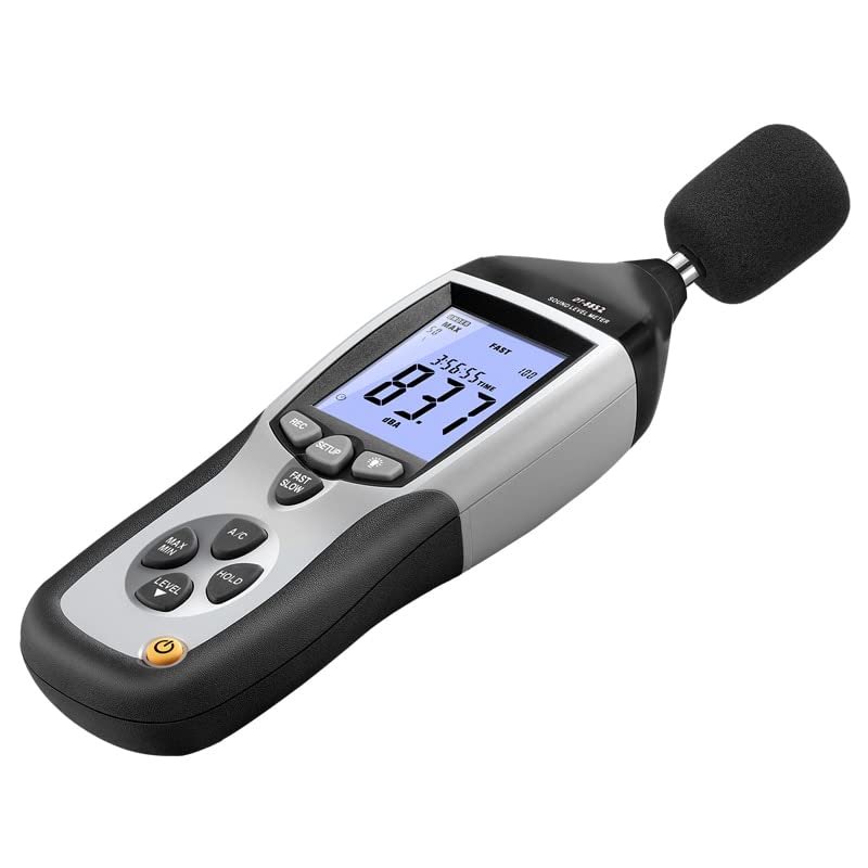 DT-8852 Range 30-130 DB Digital Sound Level Meter, USB Recorder with Data Recorder Function
