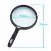 Handheld Magnifier 2.5X 130mm Large Lens Magnifier Reading Map Newspaper Handle Magnifying Glass Low Vision Aids view 3