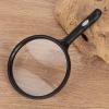 Handheld Magnifier 2.5X 130mm Large Lens Magnifier Reading Map Newspaper Handle Magnifying Glass Low Vision Aids view 4