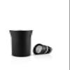 Eva Solo | City To Go Cup recycled 12oz | Practical, double-walled thermo cup for easy and simple one-hand operation  click-lid allows drinking from all sides | Black view 2