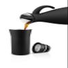 Eva Solo | City To Go Cup recycled 12oz | Practical, double-walled thermo cup for easy and simple one-hand operation  click-lid allows drinking from all sides | Black view 3