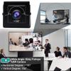 ELP 16MP Wide Angle USB Camera with Box Housing 180degree Fisheye Webcam IMX298 Mini UVC USB2.0 4K Web Camera for Computer Industrial Video PC Camera Robot Home Surveillance 3D Printer Baby Camera view 4