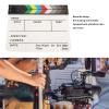 Movie Directors Clapboard, Photography Studio Video TV Acrylic Clapper Board, Portable Acrylic Film Director Clapper Board with Pen Eraser for TV Series Shooting view 2