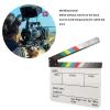 Movie Directors Clapboard, Photography Studio Video TV Acrylic Clapper Board, Portable Acrylic Film Director Clapper Board with Pen Eraser for TV Series Shooting view 3