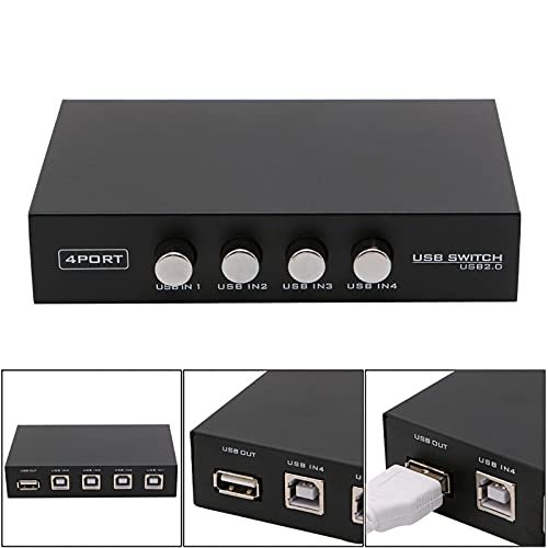 Printer Accesstories 4 Ports USB2.0 Sharing Device Switch Switcher Adapter Box for PC Scanner Printer 16FB