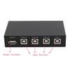 Printer Accesstories 4 Ports USB2.0 Sharing Device Switch Switcher Adapter Box for PC Scanner Printer 16FB view 3