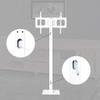 CIZGIM TV Stand Floor TV Stand Adjustable Floor TV Stand, Tilt Swivel LCD TV Monitor Display Stand (32-70 Inches) TV Mount view 2