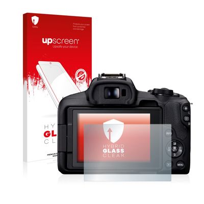upscreen Screen Protector Film compatible with Canon EOS R50-9H Glass Protection, Extreme Scratch Resistant