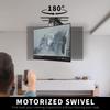 VIVO Electric Flip Down Swiveling Ceiling TV Mount for 32 to 70 inch Screens, Large Motorized Flat Ceiling VESA Mount, App and Voice Control, Black, MOUNT-E-FD70S view 3