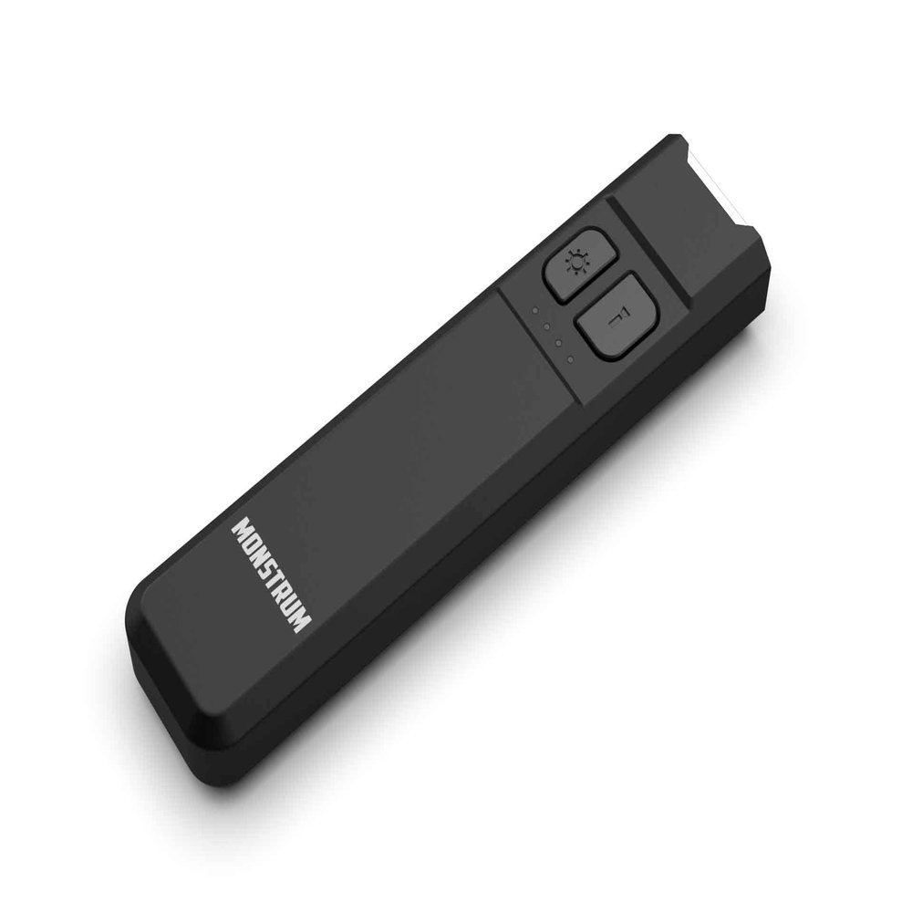 Monstrum Tracer 1000 Lumens Ultra-Slim EDC Flashlight | Black | Green