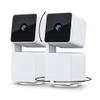 WYZE Cam Pan v3 Indoor/Outdoor IP65-Rated 1080p Pan/Tilt/Zoom Wi-Fi Smart Home Security Camera with Color Night Vision, 2-Way Audio, Compatible with Alexa & Google Assistant, White, 2-Pack view 1
