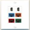 RiteAV 2 HDMI 4 Cat6 Ethernet Mixed Color Wall Plate - 1 Gang Decorative [White] view 1