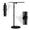 DYPASA Projector Mount Projector Telescopic Floor Stand Sofa Bedside Tray Hidden Right Angle Projector Bracket Punch Free Bracket Ceiling Mount with Tray view 4