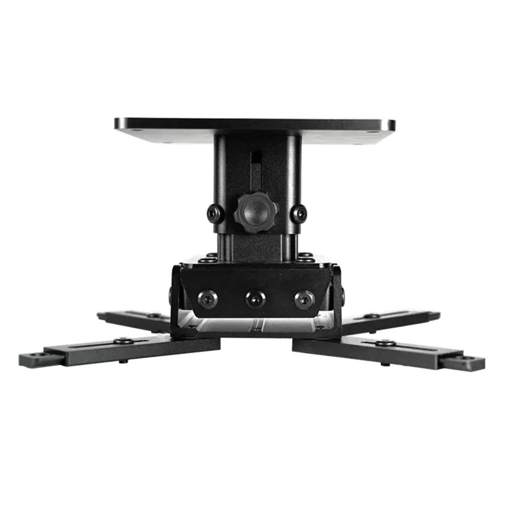 DYPASA Projector Mount Projector Lifting Bracket Wall Hanging Hanger Aluminum Alloy Hanger Projector Universal Lifting Telescopic Bracket Ceiling Mount with Tray (Color : Black Long Rod(HQ440))