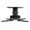 DYPASA Projector Mount Projector Lifting Bracket Wall Hanging Hanger Aluminum Alloy Hanger Projector Universal Lifting Telescopic Bracket Ceiling Mount with Tray (Color : Black Long Rod(HQ440)) view 1