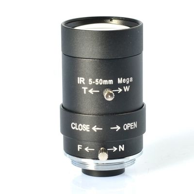 JUIYU Microscope Accessories Kit 5-50mm Manual Focus Vari-Focal CCTV Lens F1.6 Aperture Microscope Slides