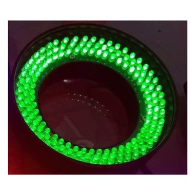 Microscope Accessories Kit Microscope Adjustable 156 LED Ring Light 81mm Large Inner Diameter Illuminator Lamp for Stereo Microscope Microscope Slides (Size : Green Light)