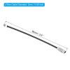 PATIKIL 3.5 Inch Length Wire Keychain Cable, 10 Pack Stainless Steel Key Ring Loop, Black view 2