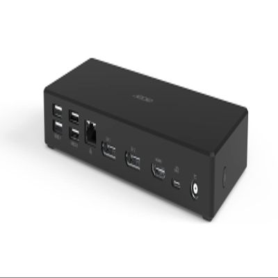 Acer USB Type-C Dock M501 | 1 x HDMI 2.0 Ports | 1 x Display Port 1.4 | 2 x USB 3.1 Gen 1 Ports | 2 x USB 2.0 Ports | Ethernet | Power Delivery  85W | Requires One USB 3.1 Type-C on Computer