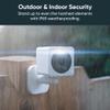 WYZE Cam OG Indoor/Outdoor 1080p Wi-Fi Smart Home Security Camera with Color Night Vision, Wired, Motion Detection, 2-Way Audio, Compatible with Alexa & Google, White (2-Pack), Free Expert Setup view 4