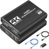 4K HDMI Capture Card USB 3.0  1080P 60FPS Gaming & Streaming Video Capture Card with HDMI Loop-Out, Plug & Play, Low-Latency Recording for PS5/PS4/Xbox/Switch/OBS/PC/Mac view 1
