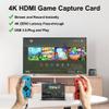 4K HDMI Capture Card USB 3.0  1080P 60FPS Gaming & Streaming Video Capture Card with HDMI Loop-Out, Plug & Play, Low-Latency Recording for PS5/PS4/Xbox/Switch/OBS/PC/Mac view 3