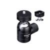Camera Tripod Mini Ball Head with Cold Shoe Mount,360 Panoramic Aluminum Alloy Ball Head Mount with 1/4" Screw for DSLR Camera,Cell Phone,Monitor,LED Video Light,Microphone view 1
