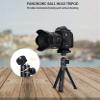 Camera Tripod Mini Ball Head with Cold Shoe Mount,360 Panoramic Aluminum Alloy Ball Head Mount with 1/4" Screw for DSLR Camera,Cell Phone,Monitor,LED Video Light,Microphone view 2