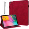 ALILANG Case for Samsung Galaxy Tab S5e 10.5 inch Case 2019 (SM-T720/T725/T727) with Stylus, Multiple Viewing Angles PU Leather Stand Flip Cover for Samsung Tab S5e Tablet Cases -Red view 1