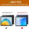 ALILANG Case for Huawei MatePad SE 10.4 inch 2023 with Stylus, Multiple Viewing Angles PU Leather Stand Flip Cover for Huawei MatePad SE 10.4 inch Tablet Case-Brown view 2