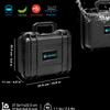 Lekufee Portable Waterproof Hard Case Compatible with Insta360 ONE RS/Insta360 ONE R Action Camera and Accessories (Case Only) view 4