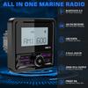 Waterproof Marine Digital Media Receiver: Bluetooth Boat Stereo for UTV ATV view 3