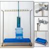 Utility Rack for Mops And Brooms,Cleaning Tool Cart Mop Holder Umbrella Stand,Movable Commercial Mop Rack, Mop Drain Rack,Can put wet mops, with Wheels,for Garden,Garage,Schools,Hospitals,Hotels ( Siz view 3