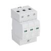 Photovoltaic Whole House Surge Protecter, 275V 3p 100KA Low Voltage Monitoring Lightning Arrester Lighting Protection Device Voltage Lightning Arrester Distribution Device Box view 1