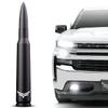 EcoAuto Badass 50 Cal Bullet Antenna Replacement Fits All Chevy & GMC Truck Model Years - Car Antenna Replacement - Military Grade Aluminum - Anti Chip & Anti Theft Design view 2