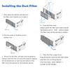 Khotilong Replacement Filter for DUKANE ImagePro 6765WU,6780WU,6785W,6790,NP06FT Projector. view 2