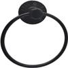 Wall Mounted Antique Towel Rings,Retro Towel Holder,LIKE99 Retro one Industrial Towel Ring Rustic Pipe Hand Towel Holder Wall Mounted for Bathroom view 2