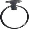 Wall Mounted Antique Towel Rings,Retro Towel Holder,LIKE99 Retro one Industrial Towel Ring Rustic Pipe Hand Towel Holder Wall Mounted for Bathroom view 4