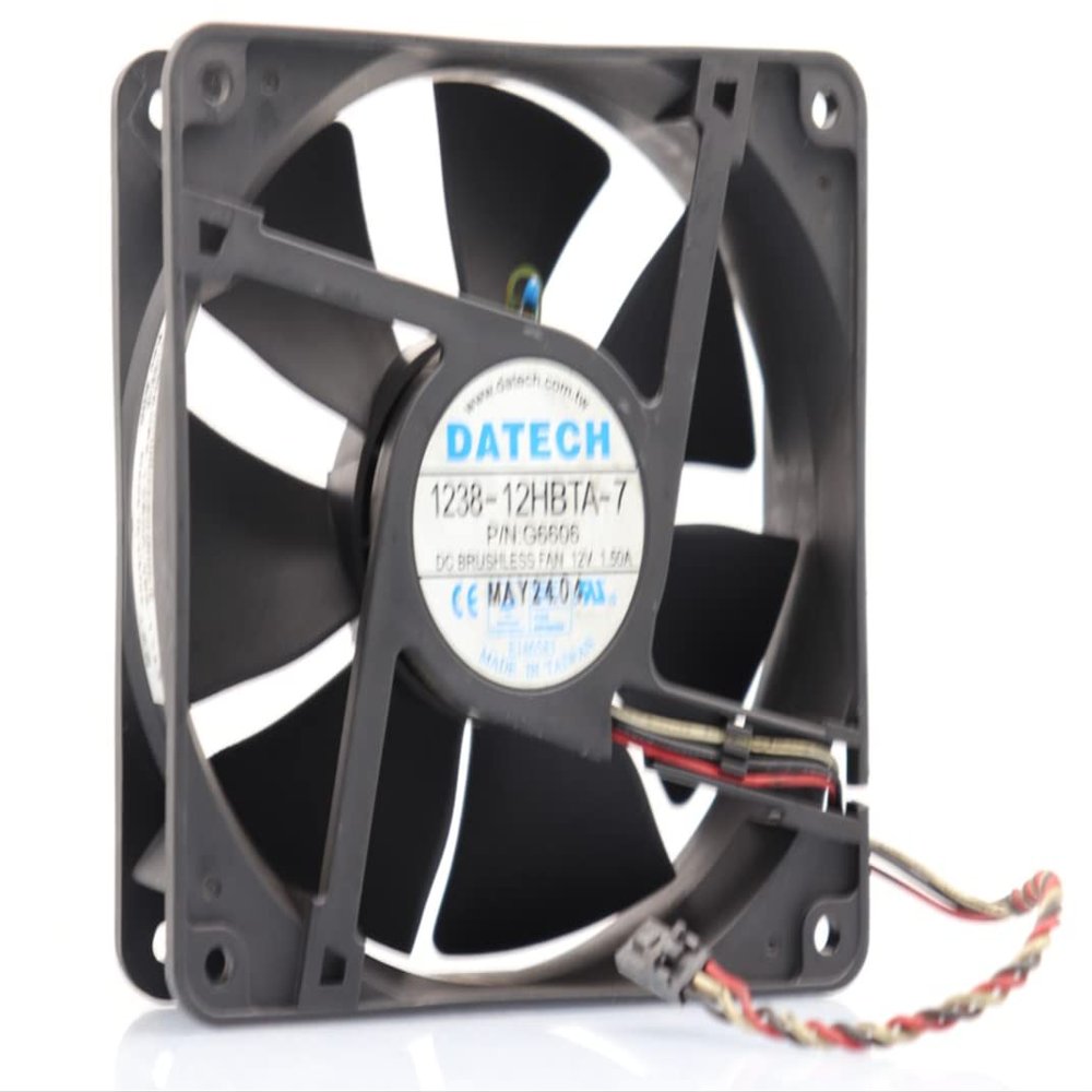 1238-12HBTA-7 12V 1.50A 120X120X38MM 12CM 12038 3-Wire Cooling Fan