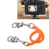 Alomejor Diving Camera Tray Handle Rope, Stainless Steel, 304 Bow Buckle, 360 Rotation, for Underwater Photography, 5.9oz view 2